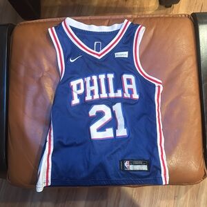 Kids Sixers Embiid Jersey in great condition